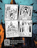 Haunted Church 30 Pages Printable Coloring Book