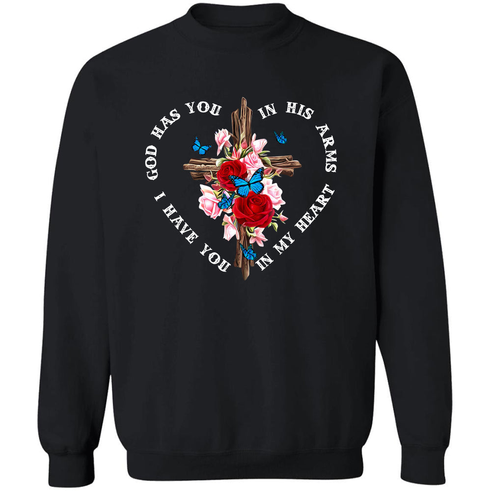 Heaven - I have you in my heart, God has you in his arms - Apparel