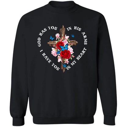 Heaven - I have you in my heart, God has you in his arms - Apparel