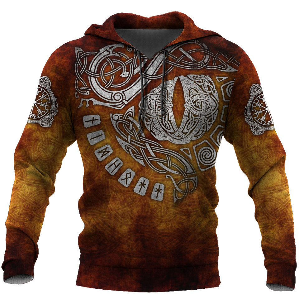 Unisex Hoodie All Over Print Viking Gifts Vikings Tattoo Unisex Hoodie