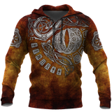 Unisex Hoodie All Over Print Viking Gifts Vikings Tattoo Unisex Hoodie