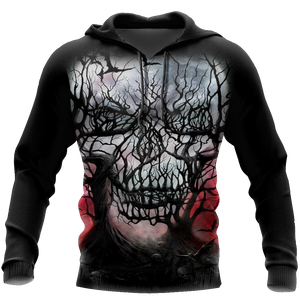 Unisex Hoodie All Over Print Skull Gifts Skull Is My Life Unisex Hoodie