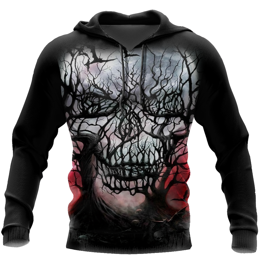 Unisex Hoodie All Over Print Skull Gifts Skull Is My Life Unisex Hoodie