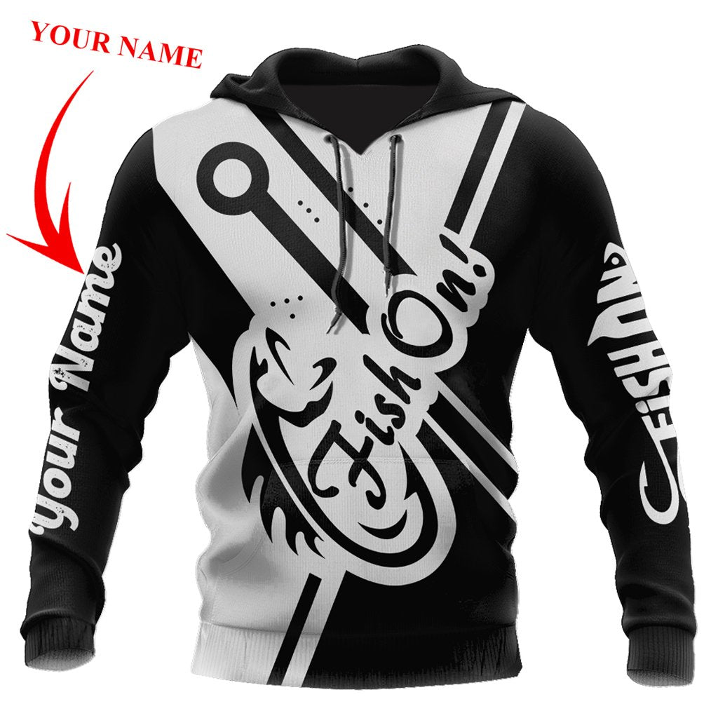 Fishing Gifts Fish Muddy Camo Fishing All Over Printed Personalized Unisex Hoodie