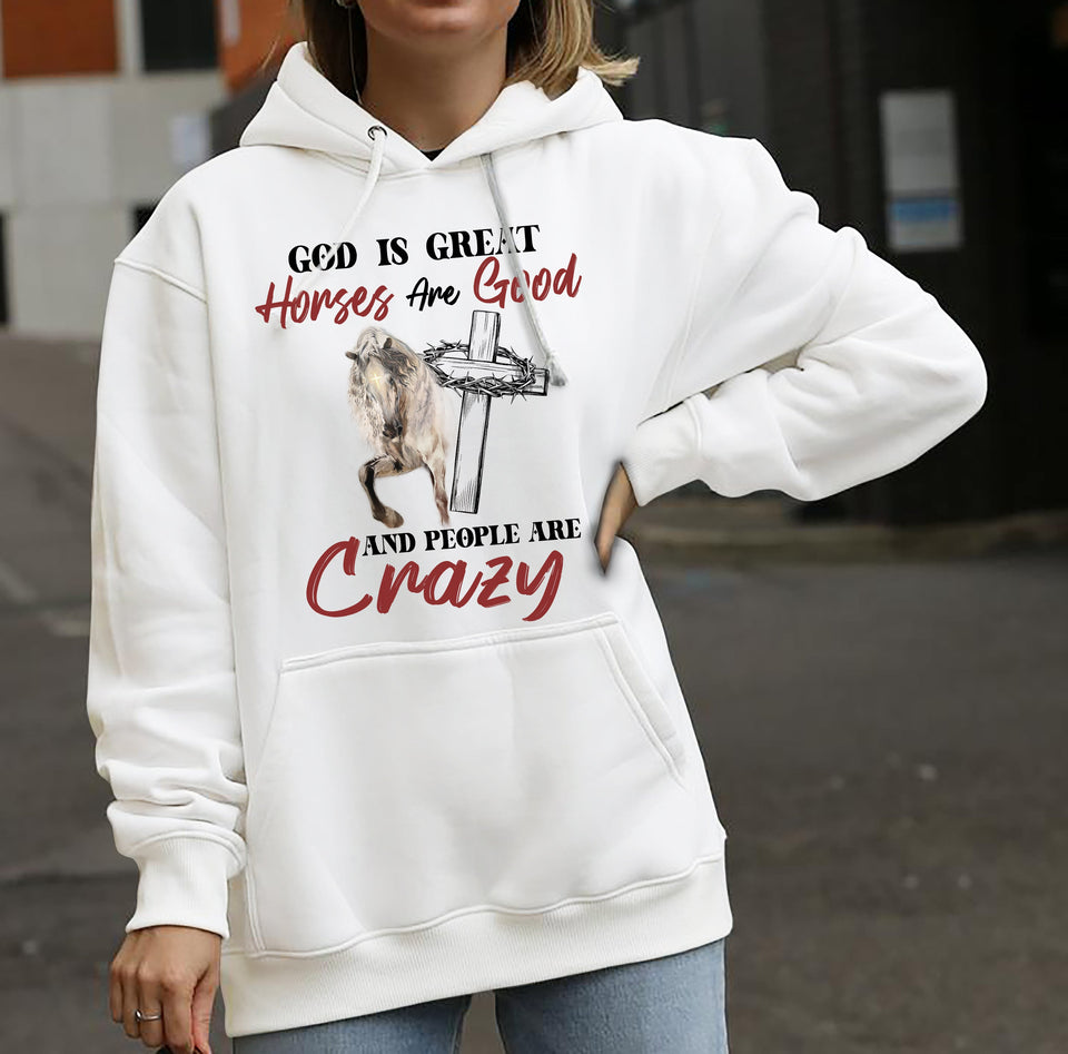 Jesus - White horse with cross - God is great - Apparel