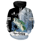 Largemouth Bass Ice Fishing 3D All Over Printed Shirts For Adult And Kid Nqs295 Hoodie Hoodie
