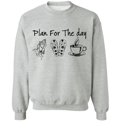 Praying hands, sandal, tea - Plan for the day - Jesus Apparel
