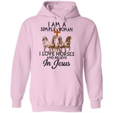 Jesus - I'm a simple woman - I love horses and believe in Jesus - Apparel