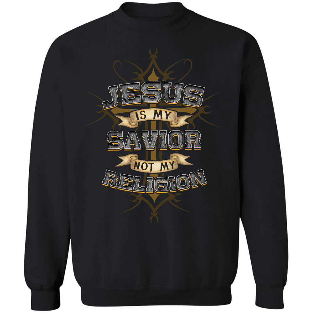 The amazing cross, Jesus is my savior, Not my religion - Jesus Apparel