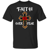 Jesus - Flower cross - Faith over fear - Apparel
