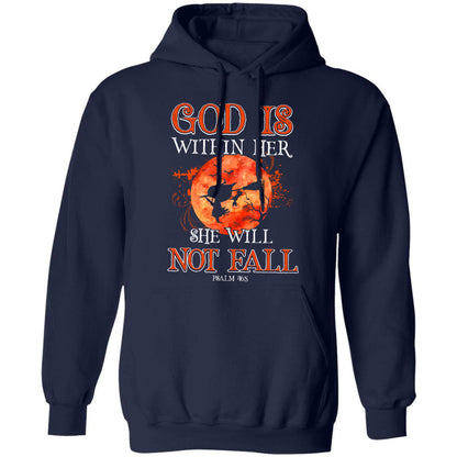 Jesus - Halloween - God is within her, She will not fall - Apparel