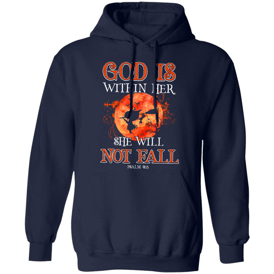 Jesus - Halloween - God is within her, She will not fall - Apparel