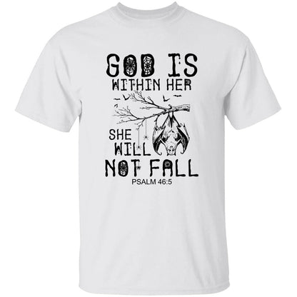 Jesus - Halloween - God is within her, She will not fall - Apparel