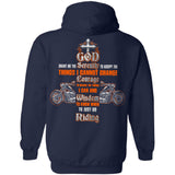 Jesus - Motorbike - God grant me wisdom to know when to just go riding - Back-printed Back Apparel