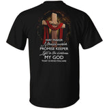 Wooden cross, Crown of thorns, Jesus is the light in the darkness - Jesus Back-printed Apparel