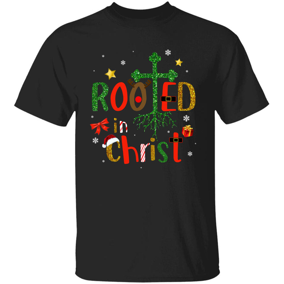 Christmas theme, Rooted in Christ - Jesus Apparel