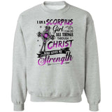 Scorpius Girl, I can do all things through Christ who gives me strength - Jesus, Scorpio, Zodiac Signs Apparel