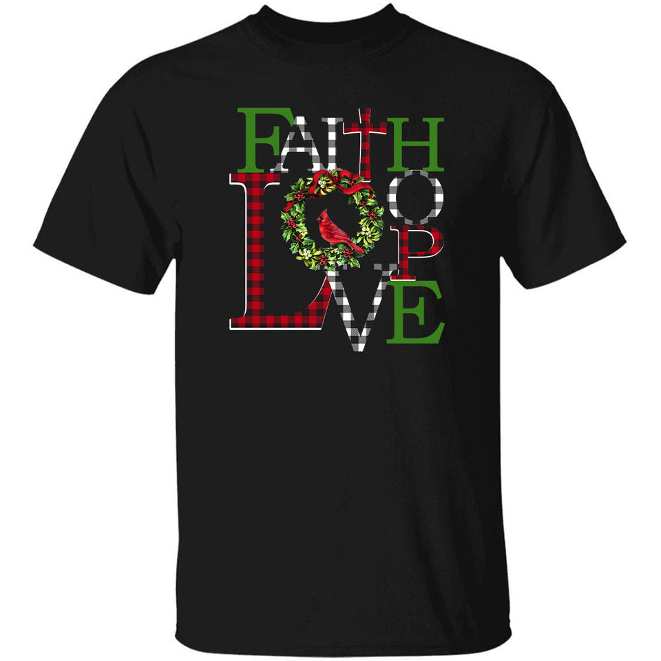 Faith Hope Love - Jesus, Christmas Apparel