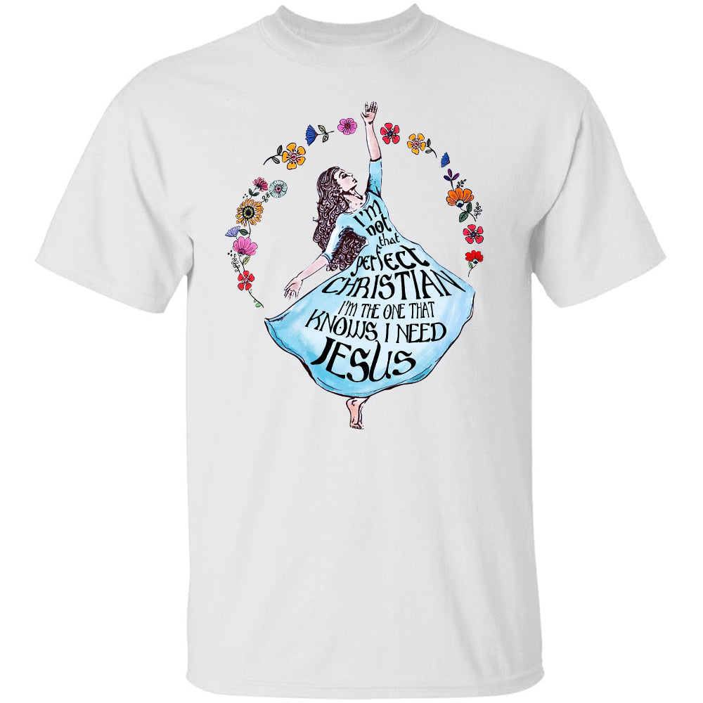 Jesus - Dancing girl - I'm not that perfect Christian - Apparel