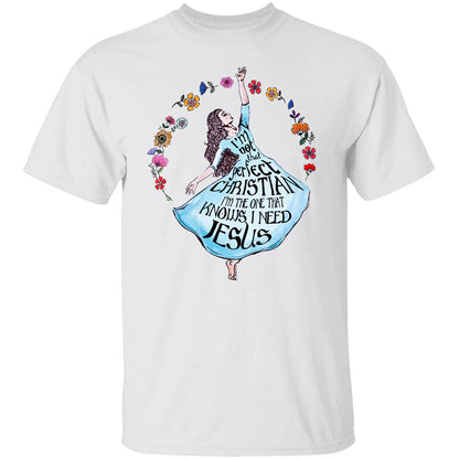 Jesus - Dancing girl - I'm not that perfect Christian - Apparel