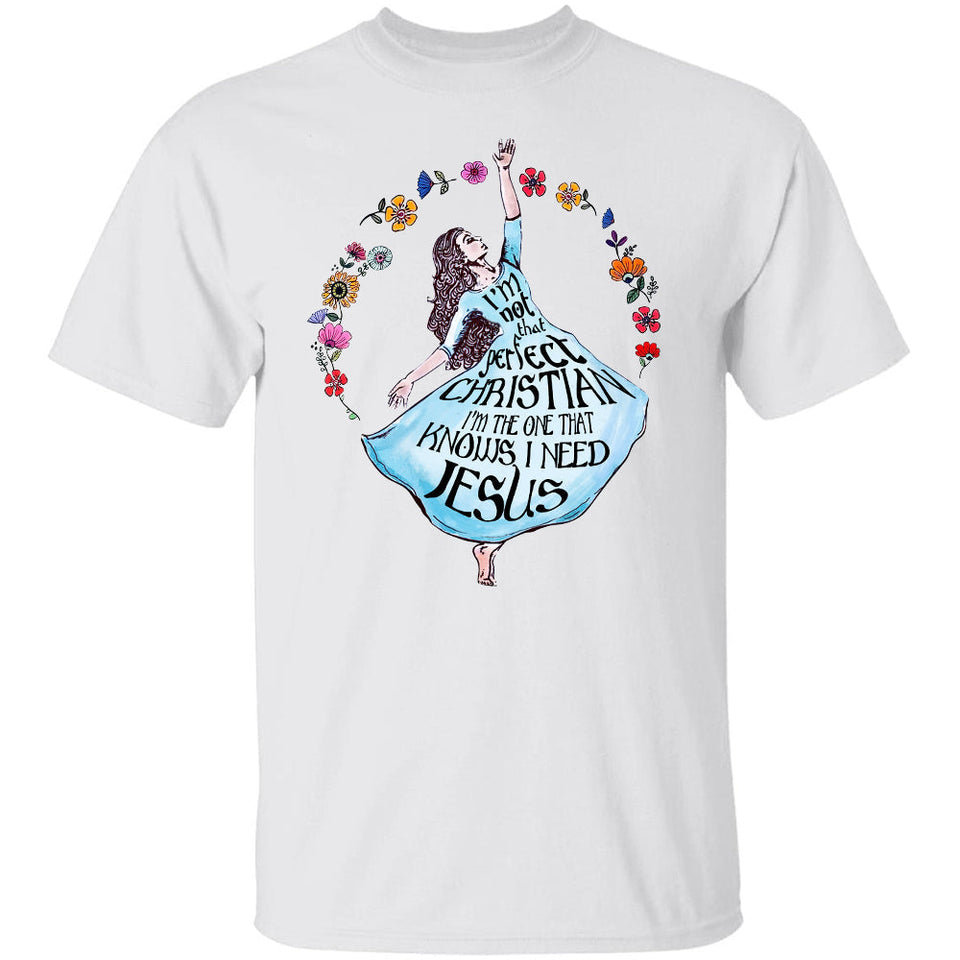 Jesus - Dancing girl - I'm not that perfect Christian - Apparel