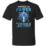 Blue rose, Blue butterfly, The cross, There is power in the name of Jesus - Jesus Apparel