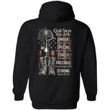 Veteran, God says you are - Jesus Back-printed Apparel