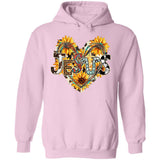 Jesus - Sunflower and Heart - Apparel
