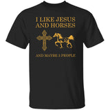Jesus - I like Jesus and horse - Apparel