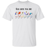 Jesus - Bird - God says you are - Apparel