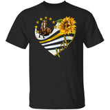 Running Horse, Sunflower, Faith heart shape - Jesus Apparel