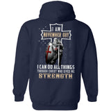 November Guy, Knight of God, US Flag, I can do all things through Christ who gives me strength - Jesus Back-printed Apparel
