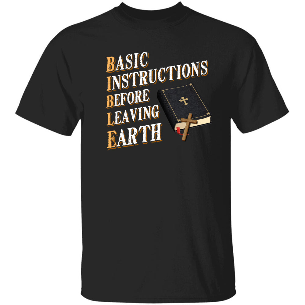 Cross, Bible - Basic Instructions before leaving Earth Jesus Apparel