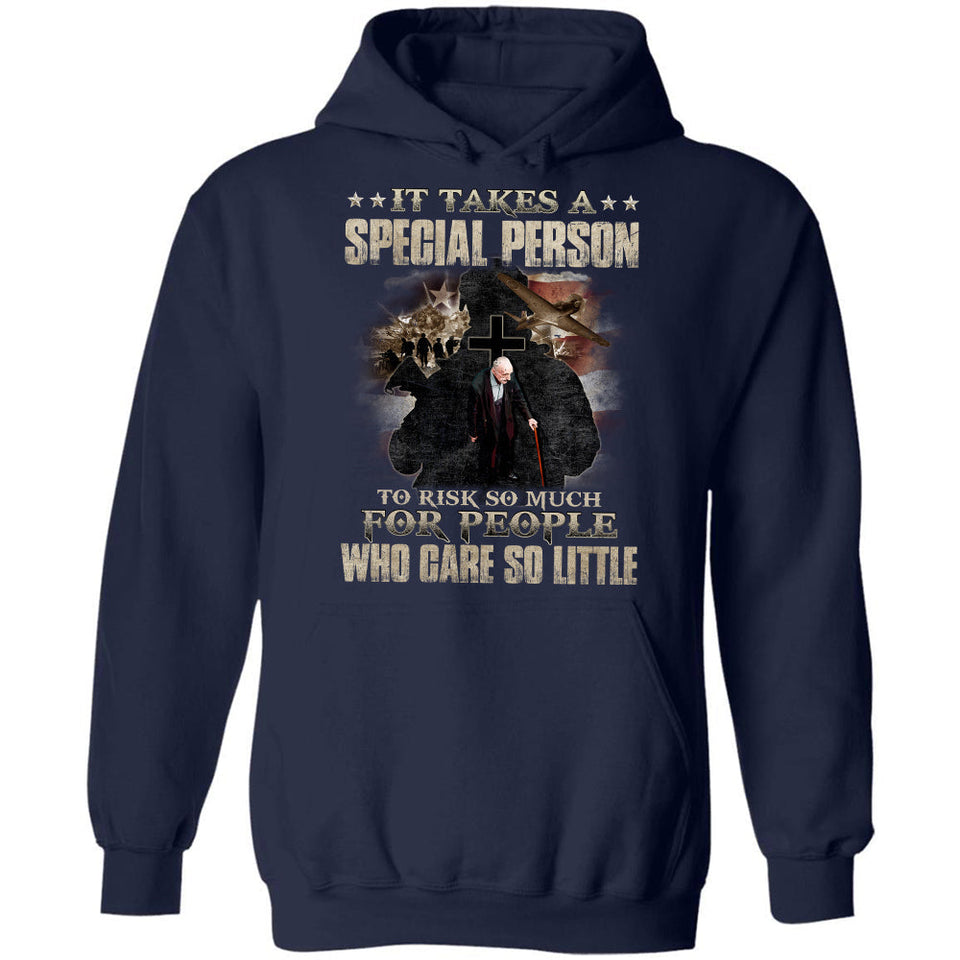 It takes a special person to risk so much for people who care so little - Jesus Apparel