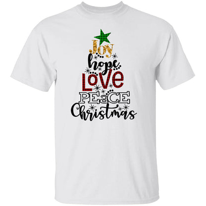 Jesus - Christmas - Joy Hope Love Peace - Apparel