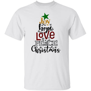 Jesus - Christmas - Joy Hope Love Peace - Apparel