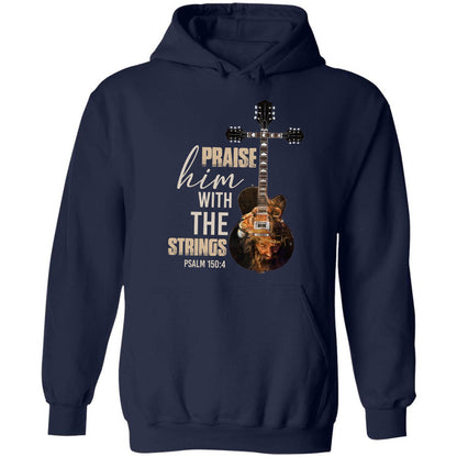 Jesus painting, Guitar, Praise him with the strings - Jesus, Guitarist Apparel