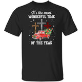 It's the most wonderful time of the year, Christmas, Red truck, Crosses - Jesus Apparel