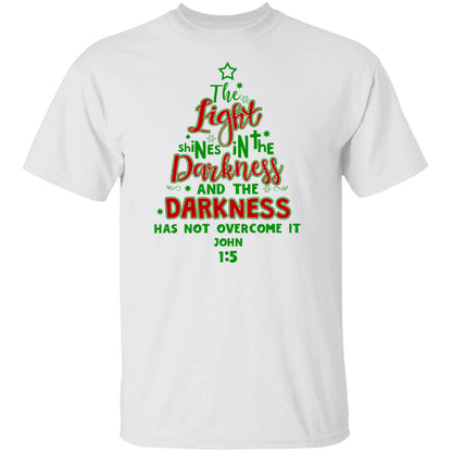 Jesus, Christmas tree - The light shines in the darkness Apparel