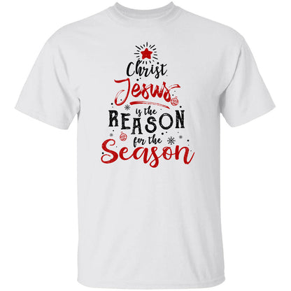 Christ Jesus is the reason for the season - Red star - Apparel