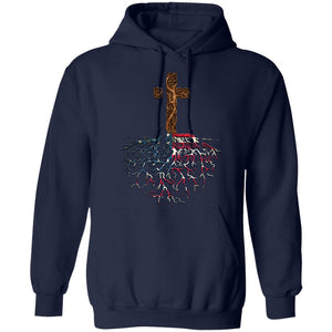The cross and US Flag - Jesus Apparel