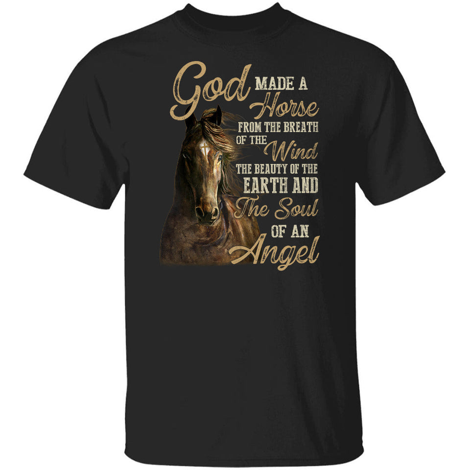 Bay Horse, God made a horse from the breath of the wind - Jesus Apparel