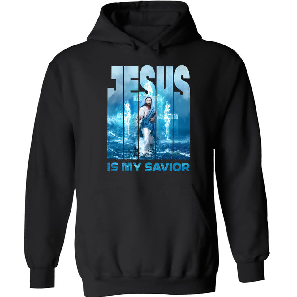 Jesus walking on water, Jesus is my savior - Jesus Apparel