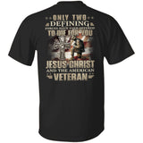 Jesus - Only two forces have ever offered to die for you - Back-printed Apparel
