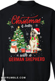 Christmas tree, Christmas is better with a German Shepherd - Jesus Apparel