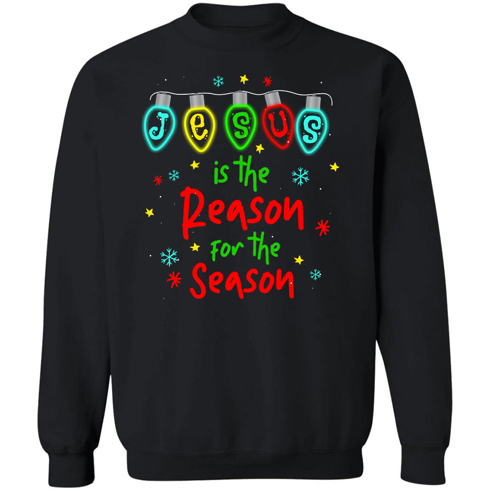Christmas decoration lights, Jesus is the reason for the season - Christmas, Jesus Apparel