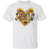 Jesus - Sunflower and Heart - Apparel