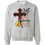 In the library, Beautiful girl, Just a girl who loves books and Jesus - Jesus Apparel