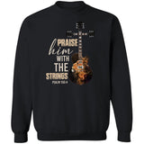 Jesus painting, Guitar, Praise him with the strings - Jesus, Guitarist Apparel