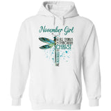 November girl - Jesus, Dragonfly, Christ Apparel
